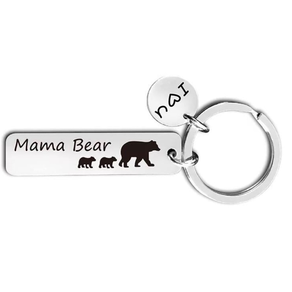 Mama Bear Keychains 2 Baby Bears